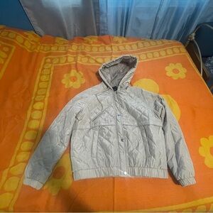 Forever 21 Light Tan Quilted Jacket